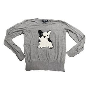 French Connection Women’s Long Sleeve Bulldog Knit Jumper Top MSRP $128 Medium